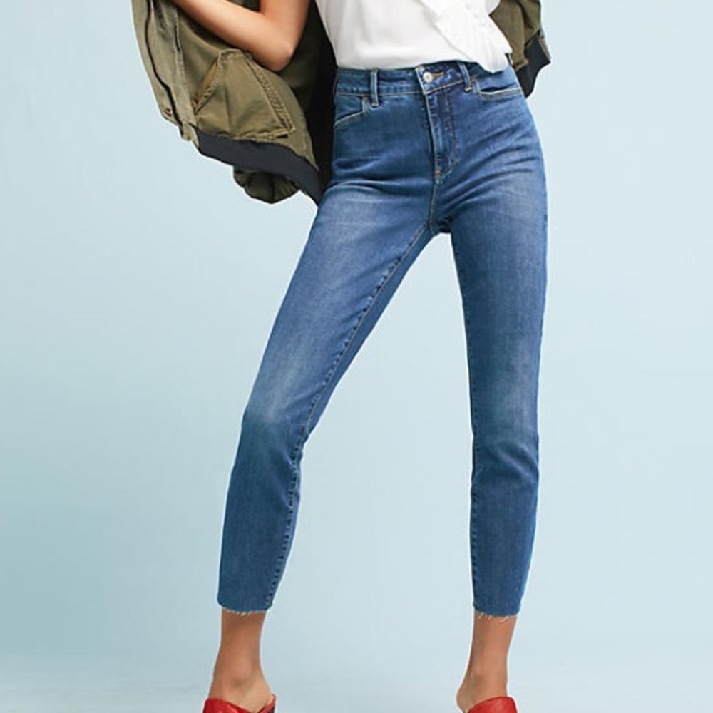 Anthropology Pilcro High-Rise Skinny Jeans